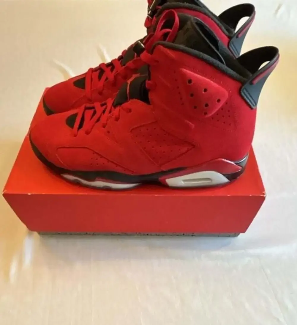 Nike Air Jordan 6 Retro Toro Bravo Varsity Red Black Size 10.5 CT8529-600
